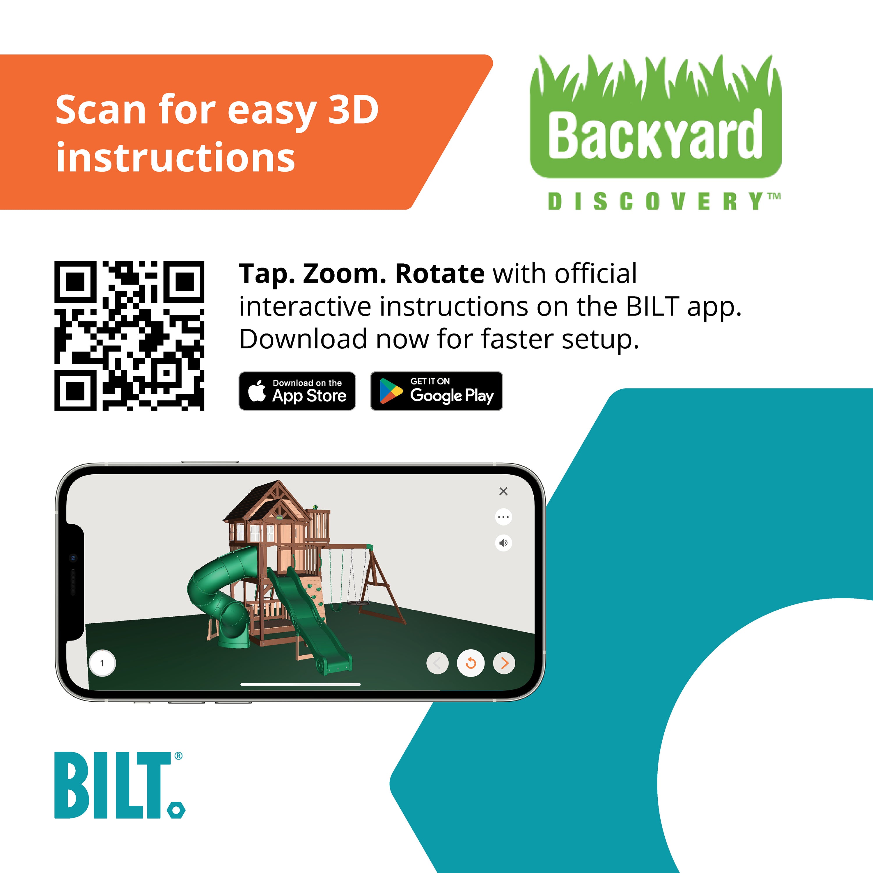 Skyfort II with Tube Slide BILT App