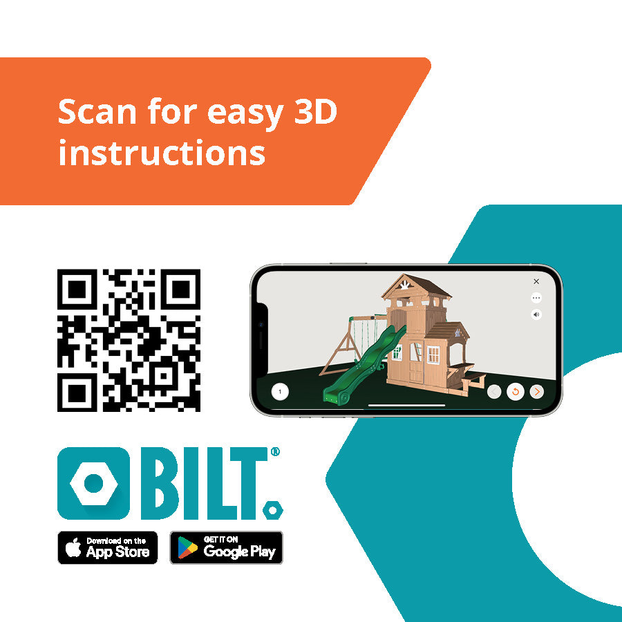 Shenandoah Swing Set Bilt App - Easy Assembly