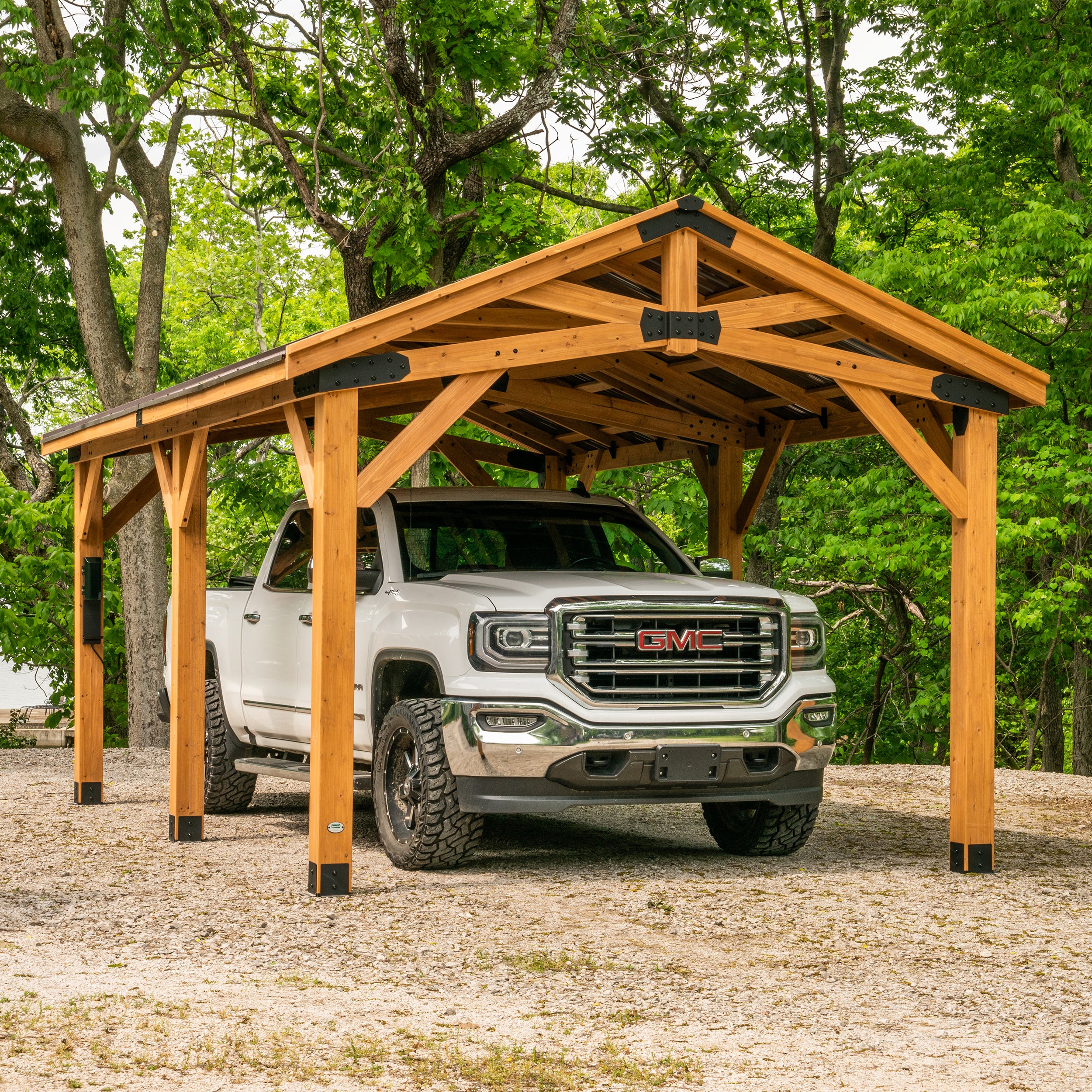 Norwood 20x12 Carport Gazebo - Backyard Discovery