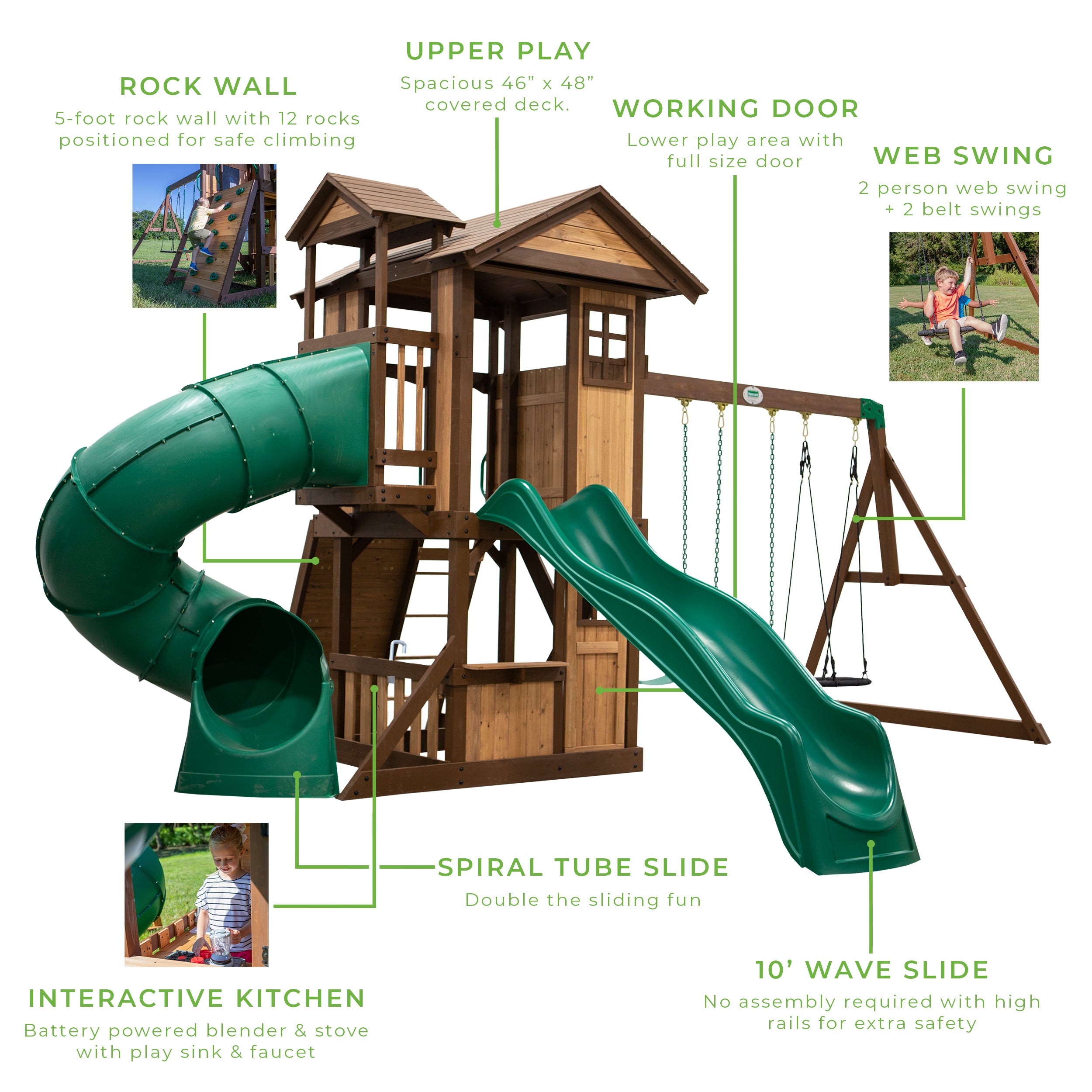 Tacoma Falls Swing Set 