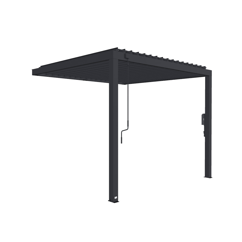 10x10 Evanston Louvered Pergola 3D Model